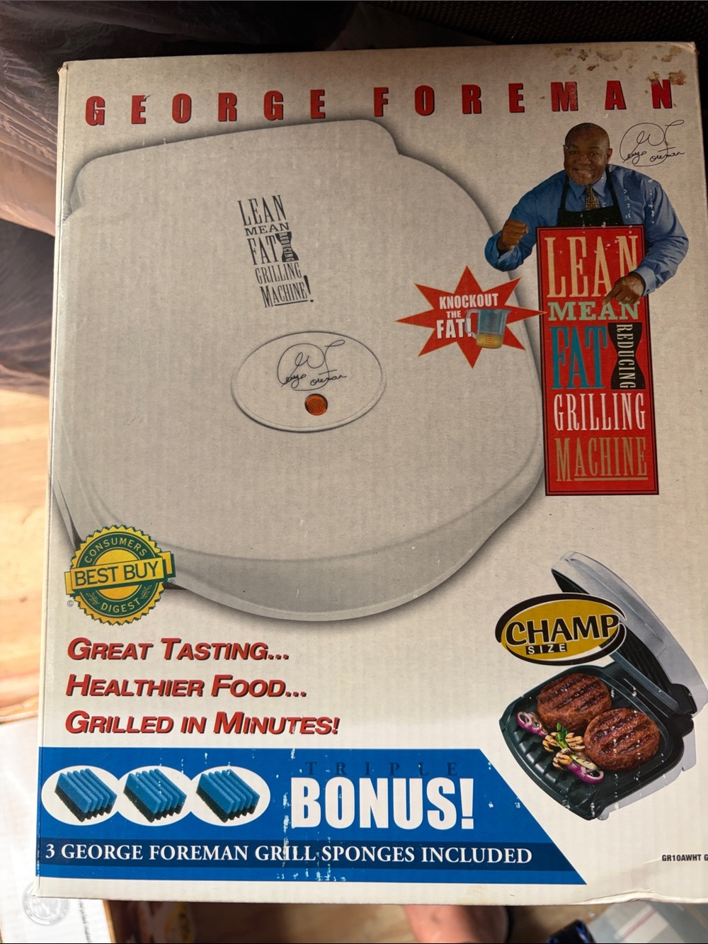 George Foreman Lean Mean Fat Reducing Grilling Machine